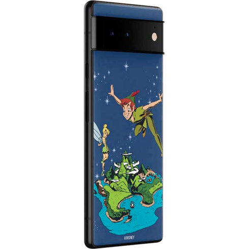 Disney Peter Pan and Tinker Bell in Neverland Google Pixel 6 Skin